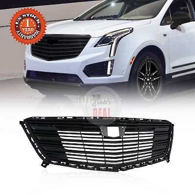#ad Front Upper Grille Glossy Black For 2016 2017 2018 2019 20 Cadillac XT5 84497825 $143.99