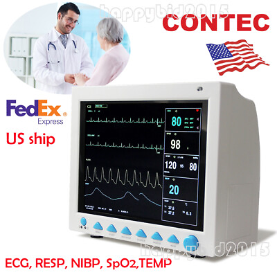 CMS8000 Hospital ICU Multi Parameter Vital Signs Patient monitor Cardiac Machine $599.00