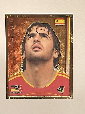 #ad Raul Gonzalez Gold Spain Team World Cup 2006 Germany Navarrete #401 $5.00