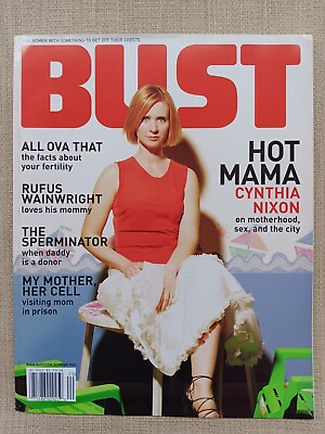 #ad Vintage BUST Magazine Summer 2002 Hot Mama Cynthia Nixon Issue 20 Rare $25.00