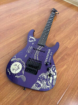 #ad Customized purple electric guitar active pickup in stock $306.00