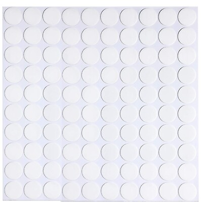 #ad 200 Clear Adhesive Dots Removable Two Sided Round Glue for Arts Crafts Posters $4.49