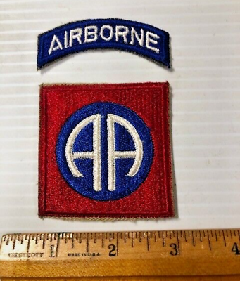 #ad 82nd Airborne Patch All Americans US Badge AA Uniform Insignia Army 1950#x27;s P6 $139.95