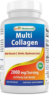 Best Naturals Multi Collagen Pills 2000mg 180 capsules $9.99