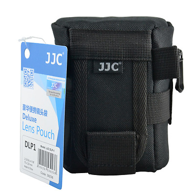 JJC DLP1 XS weather resistant nylon Deluxe Pouch Case for DSLR Lens below 125mm $14.61