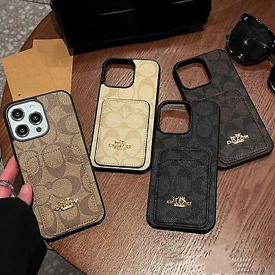 #ad Luxury PU Leather Wallet Phone Case Cover For iPhone 15Pro Max 14 Plus 13 12 11 $18.98