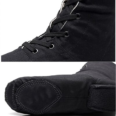 #ad Canvas High Dance Boots for Dance Studios Lace up Jazz Street Dance Boot $45.53