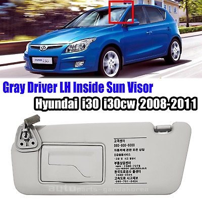 #ad Genuine 852012L020TX Sun Visor Inside Left LH Gray For i30 i30CW 2008 2011 $44.99