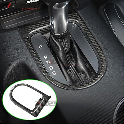 Real Carbon Gear Shift Panel Trim For Ford Mustang GT350 GT500 EcoBoost 15 22 $54.18
