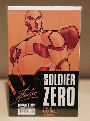 #ad Soldier Zero #1 STAN LEE VARIANT Dave Johnson Cover w Sleeve amp; Board NM $9.99