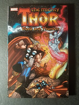 #ad #ad THE MIGHTY THOR BLOOD amp; THUNDER UNREAD MARVEL HARDCOVER GRAPHIC NOVEL $25.00