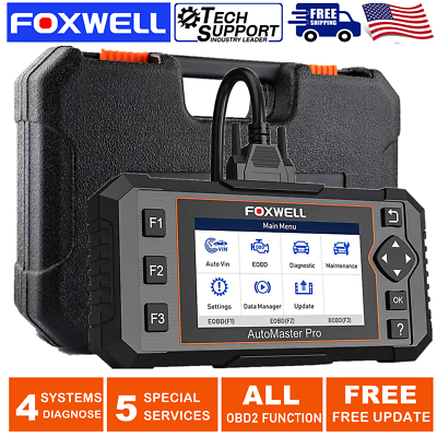 #ad FOXWELL NT614 Elite Car OBD2 Scanner Code Reader Automotive ABS SRS TCM ECM Scan $169.00