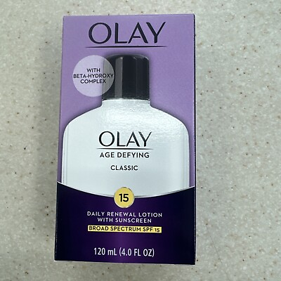 #ad Olay Age Defying Classic Protective Lotion SPF 15 Sunscreen 4 Oz EXP: 09 25 $14.99
