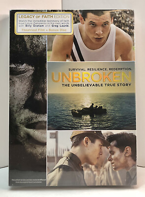 #ad Unbroken The Unbelievable True Story Legacy of Faith Edition Brand New Sealed $8.09