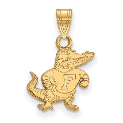 14k Yellow Gold LogoArt University of Florida Gator Pendant For Womens 0.9g $256.00