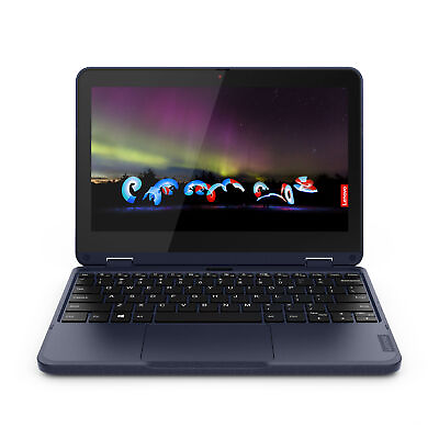 #ad Lenovo 500w Gen 3 Laptop 11.6quot; IPS Glass N6000 8GB 128GB SSD Win 11 Home $186.99