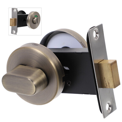 #ad Vacant Occupied Door Handle Indicator Privacy Lock Keyless Entry Bathroom $25.33