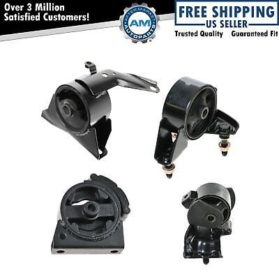 #ad 4 Piece Motor Mount Kit Front Rear Driver amp; Passenger Sides for Corolla Prizm $87.02