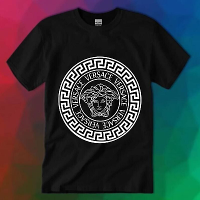 LIMITED Versace Logo Unisex T shirt Size S 5XL PRINTED FANMADE Multi Color $25.90