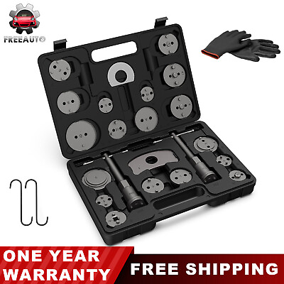 #ad New Set Universal Disc Brake Caliper handed spindle Hand Tool w Case FIT Truck $18.79