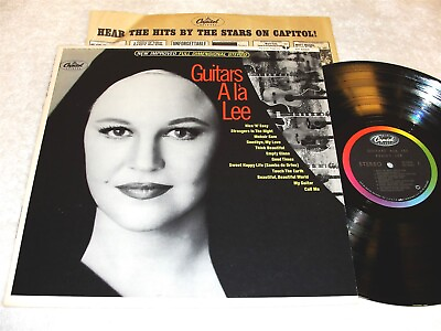 #ad Peggy Lee quot;Guitars Ala Leequot; 1966 Pop LP Nice NM Stereo Orig Capitol #ST 2469 $12.95