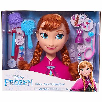 #ad Frozen Disney Anna Deluxe Styling Head $45.99