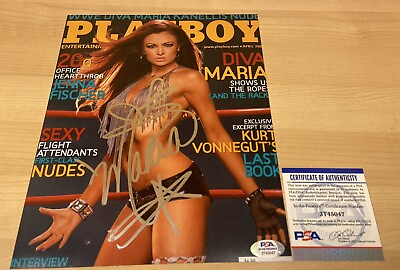 #ad Maria Kanellis WWE Playboy Cover Hot Sexy Signed 8X10 Photo PSA DNA COA $34.99