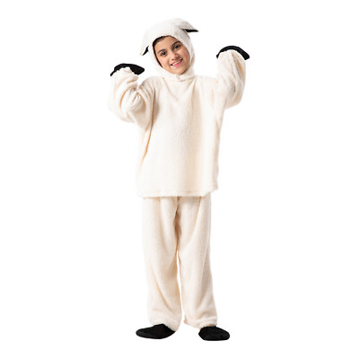 #ad Child Kids Woolly Sheep Lamb Nativity Costume Animal Outfit $26.99