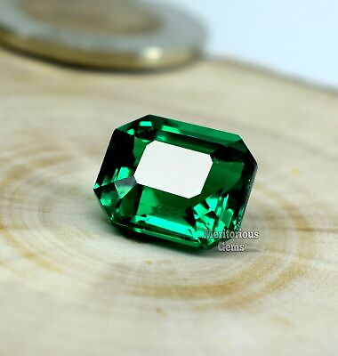 Radiant Shape 8 ct Natural Tsavorite Garnet Green CERTIFIED Loose Gemstone #ad $13.30
