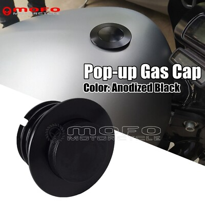 #ad For Harley Softail Standard FXST Breakout FXBR FXBB Vented Pop Up Gas Cap 18 21 $30.35