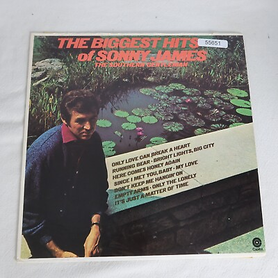 #ad Sonny James The Biggest Hits Of LP Vinyl Record Album $7.82