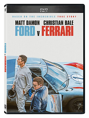Ford Vs Ferrari DVD 2020 Brand New Sealed FREE SHIPPING $12.99