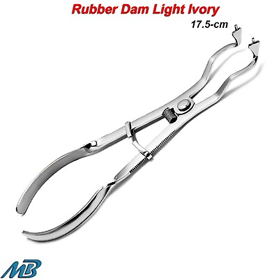 #ad Dental Endodontic Instruments Rubber dam Ivory Light Weight Clamp Forceps Lab CE $11.36