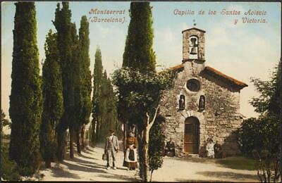 #ad Barcelona. Montserrat. Chapel Of The Santos Aciscio And Victoria $5.55