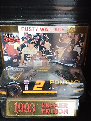 #ad 1993 NASCAR Racing Champions #2 Rusty Wallace 1 64 Pontiac Grand Prix $12.00