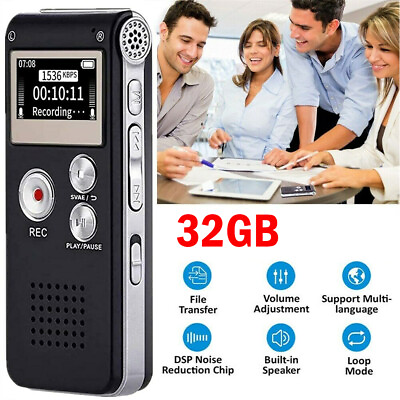 #ad Paranormal Ghost Hunting Equipment Digital EVP Voice Activated recorder USB 32GB $23.29