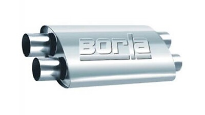#ad Borla 400286 PRO XS Muffler 2.5quot; Dual In Out 19quot; Long x 9.5quot; Wide x 4quot; Height $229.95