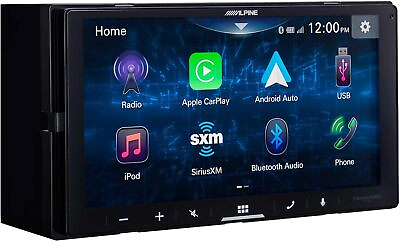 Alpine iLX W670 2 DIN Car Stereo: 7quot; Apple CarPlay Android Auto SXM BT Receiver $299.99