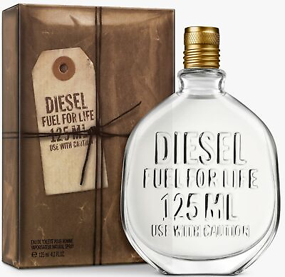 Diesel Fuel For Life by Diesel cologne for men EDT 4.2 oz New in Box $28.25