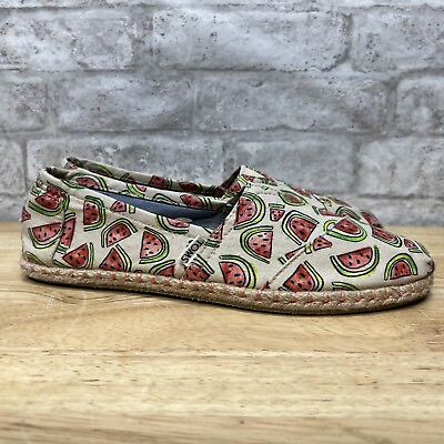 #ad Toms Women Espadrilles Slip On Shoes Watermelon Size US 10 $19.99