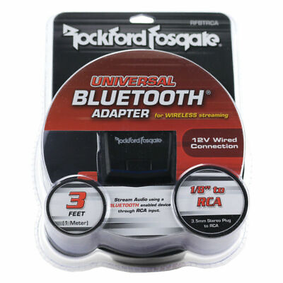 #ad Rockford Fosgate RFBTRCA Universal Bluetooth Adapter to RCA Wireless Streaming $39.99