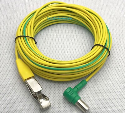 Yellow Green Ground Wire Potential Coil For socket and equipment No.14 3.5MM $16.50
