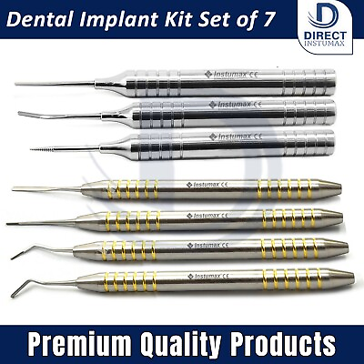 #ad Dental Implant Periotome Power Flex Set of 7 Ligament Atraumatic Surgical Tools $71.80