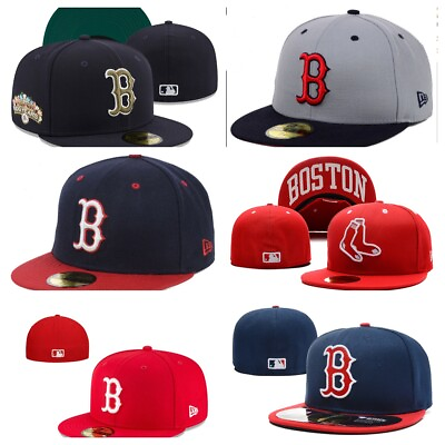 #ad Boston Red Sox BOS Fitted Hat MLB 2024 New Collection Baseball Cap Red Sun Hat $20.66