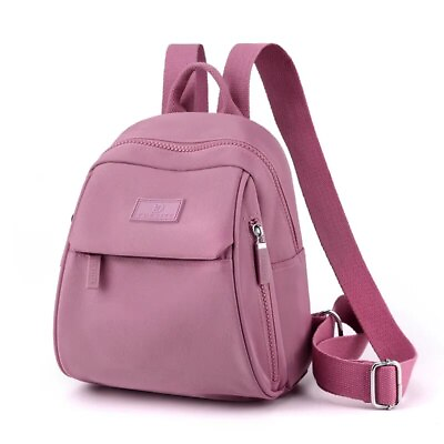 Mini Women Backpacks Anti theft Waterproof Nylon Small Bagpack Office Lady New #ad $31.05