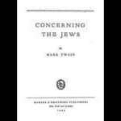 #ad Concerning the Jews Paperback Mark Twain $7.90