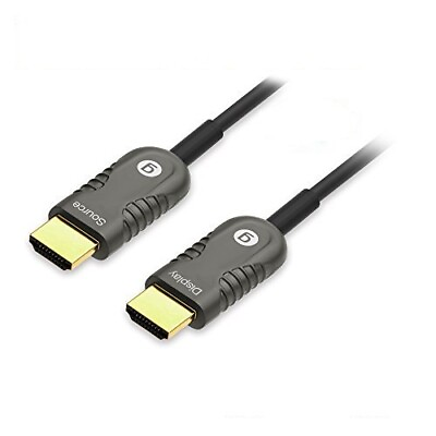 #ad gofanco Active HDMI 2.0 Fiber Optic Cable HDR ARC 18Gbps – 15m HDMIoptic 15m $118.57