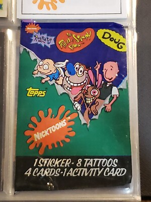 #ad Nicktoons Complete Set Topps 1993 Trading Cards Rugrats Doug Ren amp; Stimpy Promo $49.99