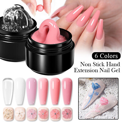 #ad Non Stick Hand Extension UV Gel Nail Polish Carve Flowers Shaping Manicure Art $4.05