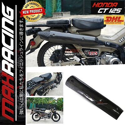 #ad Exhaust Cover Guard Heat Protector Carbon Honda CT125 Trail 125 Hunter 2020 2023 $127.61
